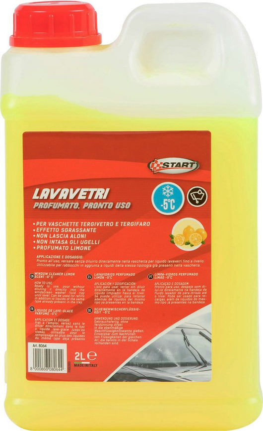 Liquido tergivetro profumato al limone -5Â°C 2L