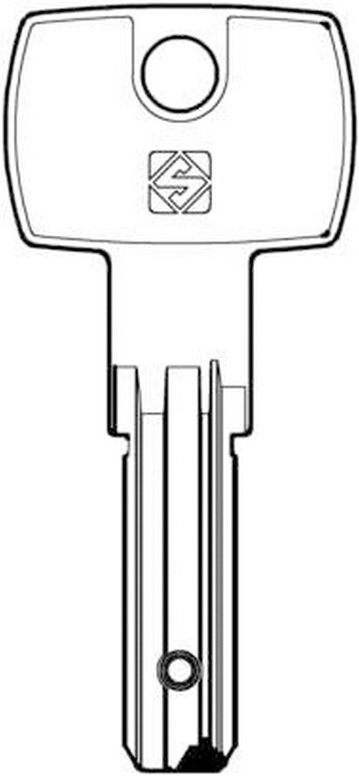chiavi punzonate silca dm139 sni gr. 6 cod:ferx.8064