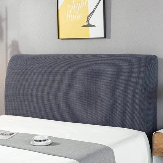 Copri letto, grigio, protezione, copri letto, monocromatico, design, copri letto, copertura, 180 cm, estensibile, lavabile, rimovibile, liscio, per camera da letto (grigio chiaro)