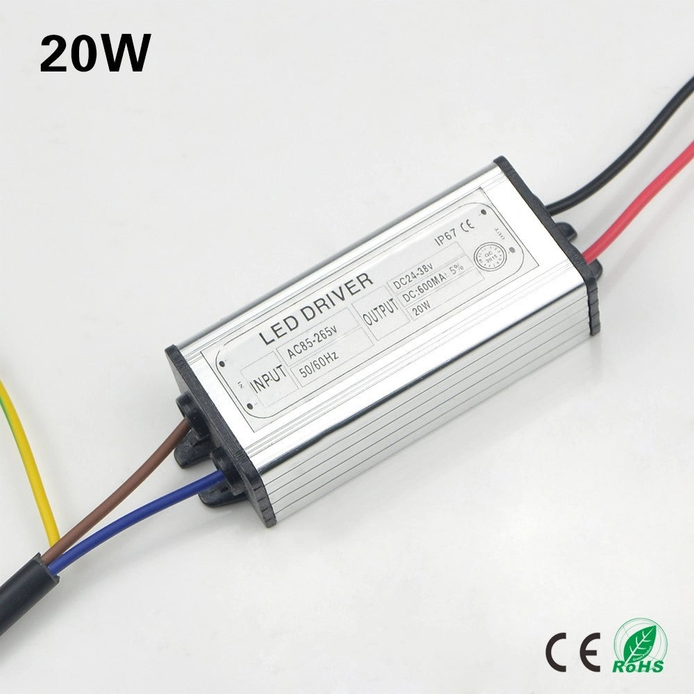 Trade Shop - Alimentatore Driver 220v Da 10w 20w 30w 50w 80w 100w Stabilizzato Fari A Led -