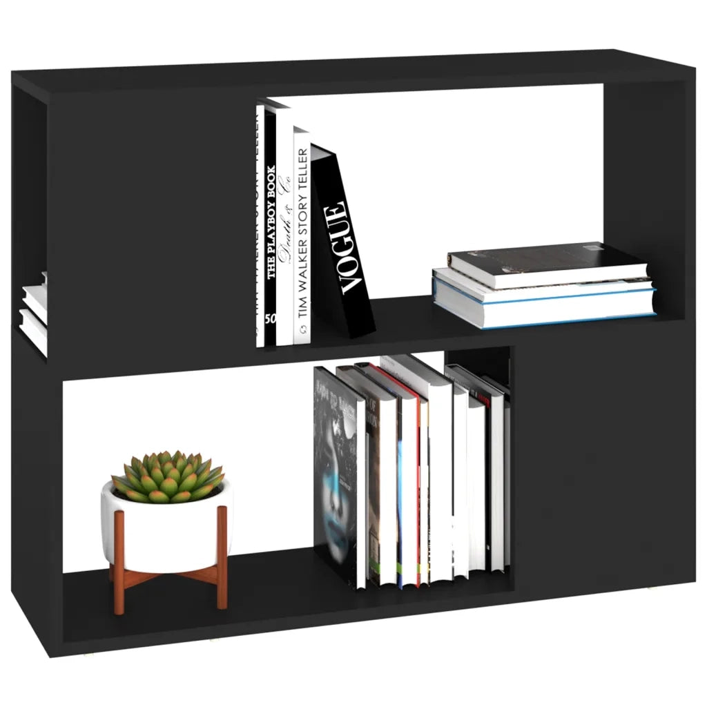 Mobile TV Nero 80x24x63 cm in Truciolato 809117
