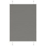 Tenda Plissettata Antracite 85x150 cm Larghezza Tessuto 84,4 cm