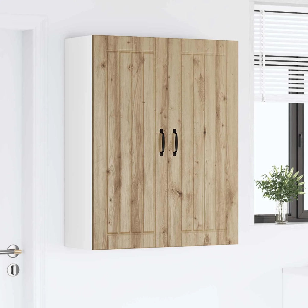 Armadietto a muro LUCCA Rovere Artigianale 80 x 31 x 100 cm
