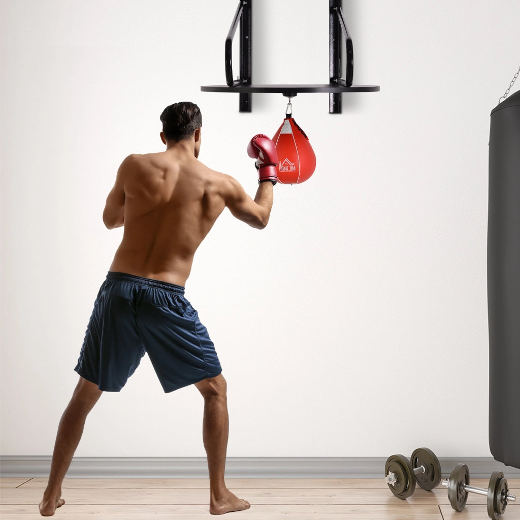 Set Boxe Pera Veloce con Piattaforma Installazione a Muro, Pompetta, Accessori Inclusi, 60 x 73 x 80 cm