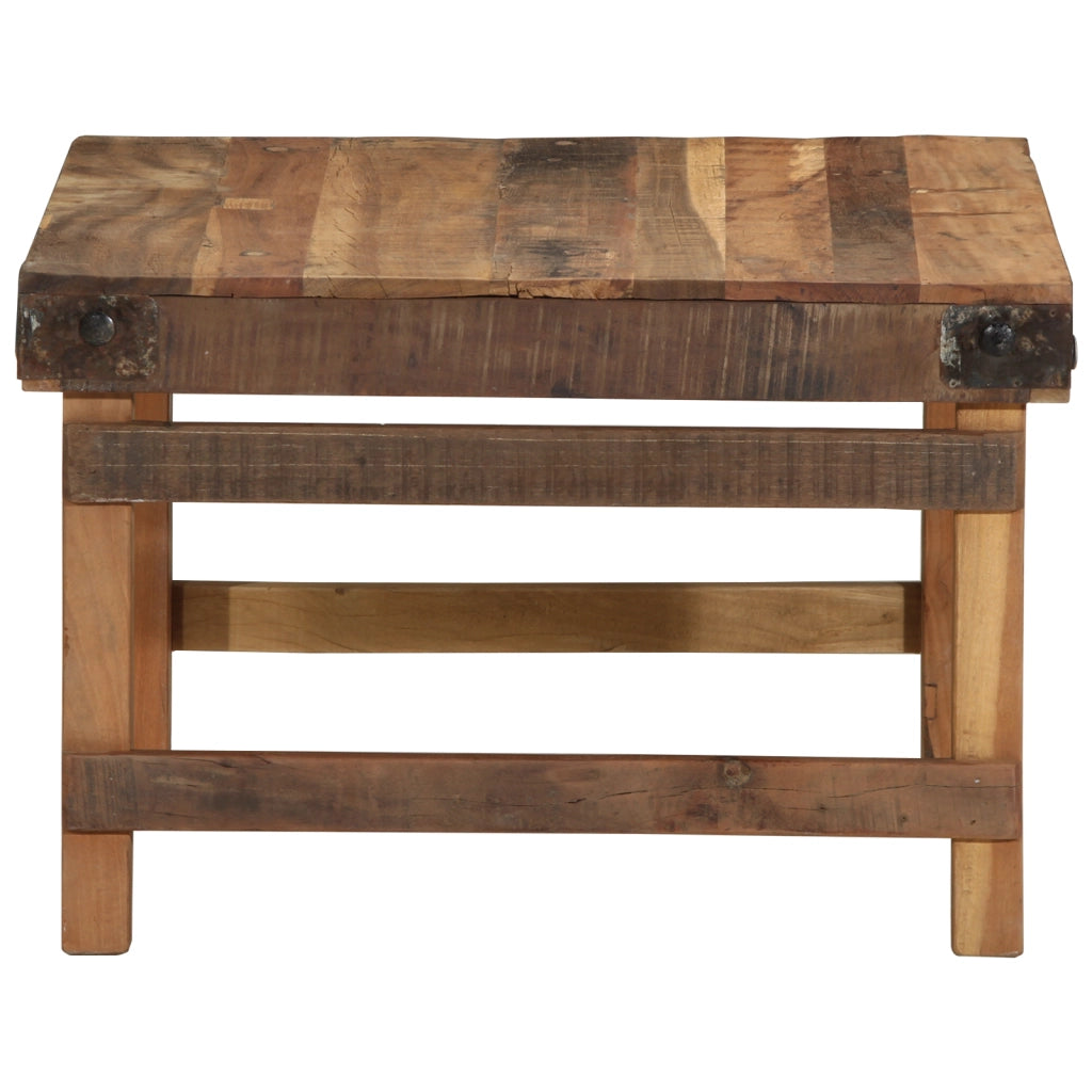 Tavolino da CaffÃ¨ 55x60x40 cm Legno Massello di Recupero
