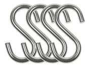 Set 4 Pz Ganci In Metallo A Forma Di "S"
