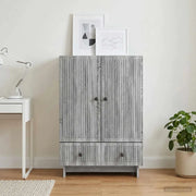 Credenza Sonoma grigia 66 x 34,5 x 95 cm Legno ingegnerizzato 893981