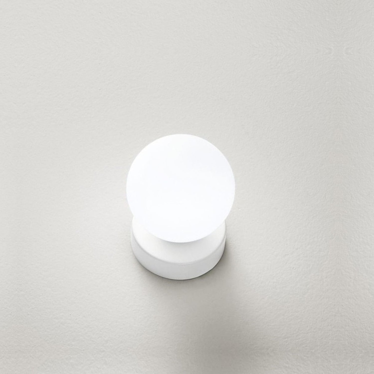 Lampada Da Scrivania Contemporanea Maga Metallo Bianco Vetro 1 Luce G9