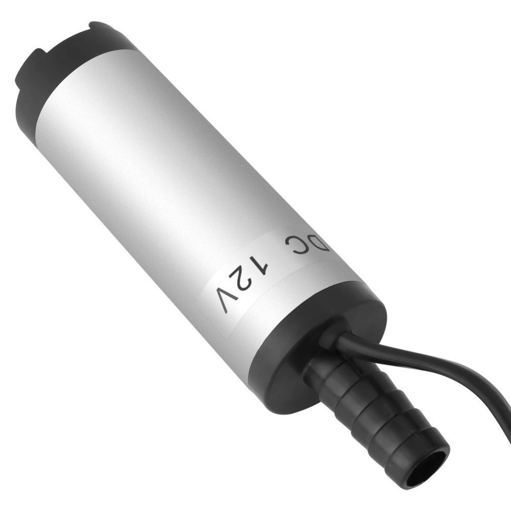 Trade Shop - Pompa Travaso Elettrica Sommersa Aspira Liquidi Acqua Olio Diesel 12v Auto Barca -
