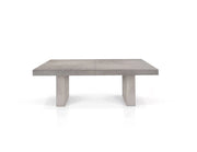 Tavolo nobilitato finitura beton l.180 p.100 h.76 (aperto 480cm ) (1637) - Mobili 2G