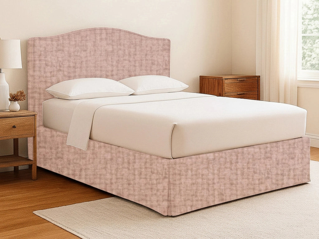 Blyth, Letto Piazza e Mezza Sfoderabile Made in Italy, Rosa