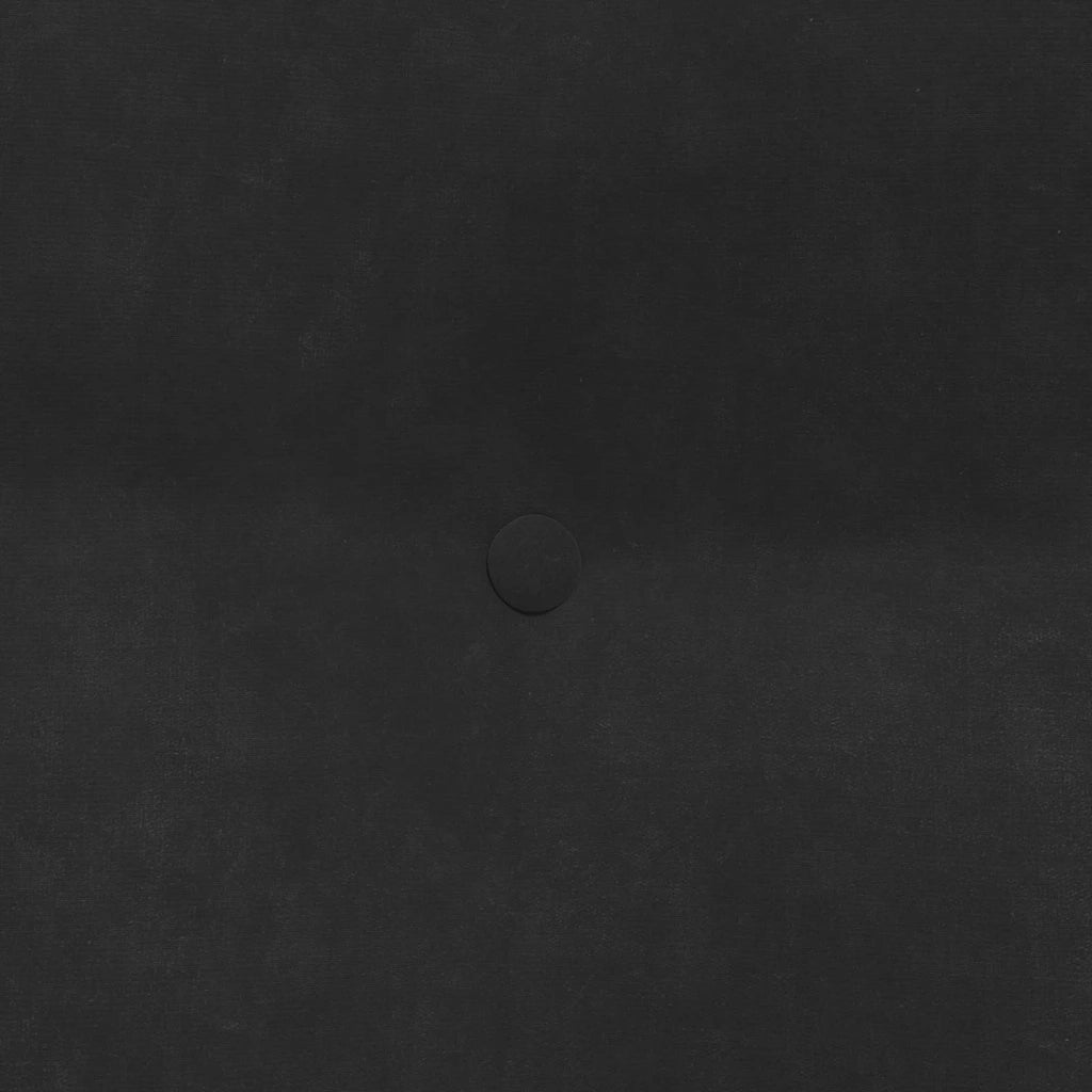 Cuscino per Schiena Nero 80 x 24 x 50 cm Velluto 42014435