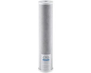 Patrono di sostituzione per filtro d'acqua per uso domestico, blocco di carbone CTO 4,5“ x 20“, compatibile con sistemi di filtraggio a 3 trappole per uso domestico, riduce cloro, sapore sgradevole e odori.