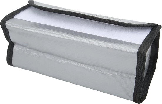 Tas a protezione 3 in 1 per batterie Lipo, resistente alle scosse e agli urti, per il caricamento sicuro.
