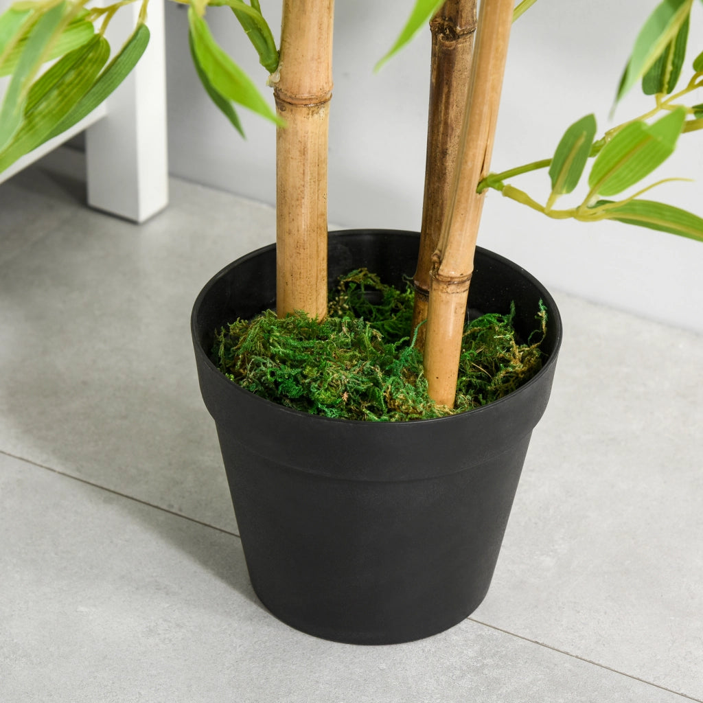 Pianta decorativa artificiale di bamb¨´, 120 cm, albero realistico per interni.