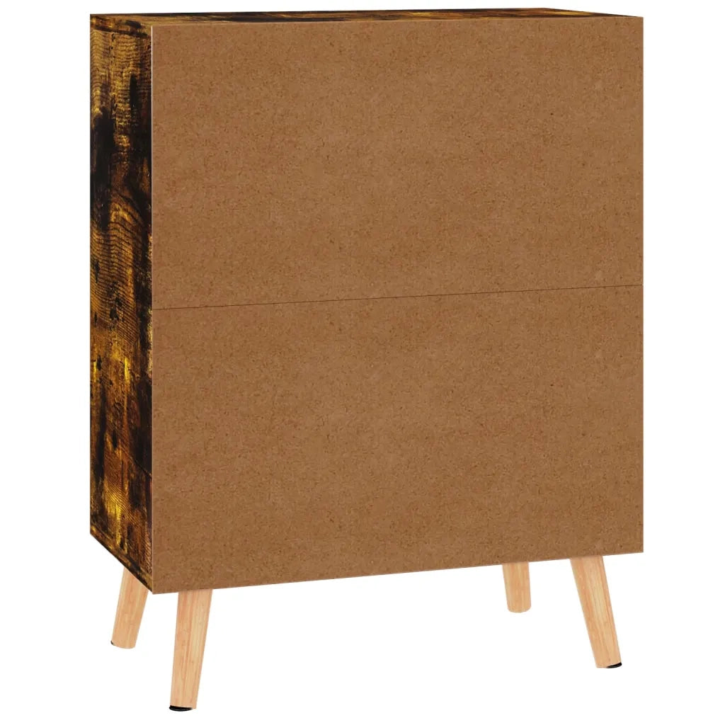 Credenza-Buffet-Armadio da cucina Rovere Fumo 60x30x72 cm in Legno Multistrato