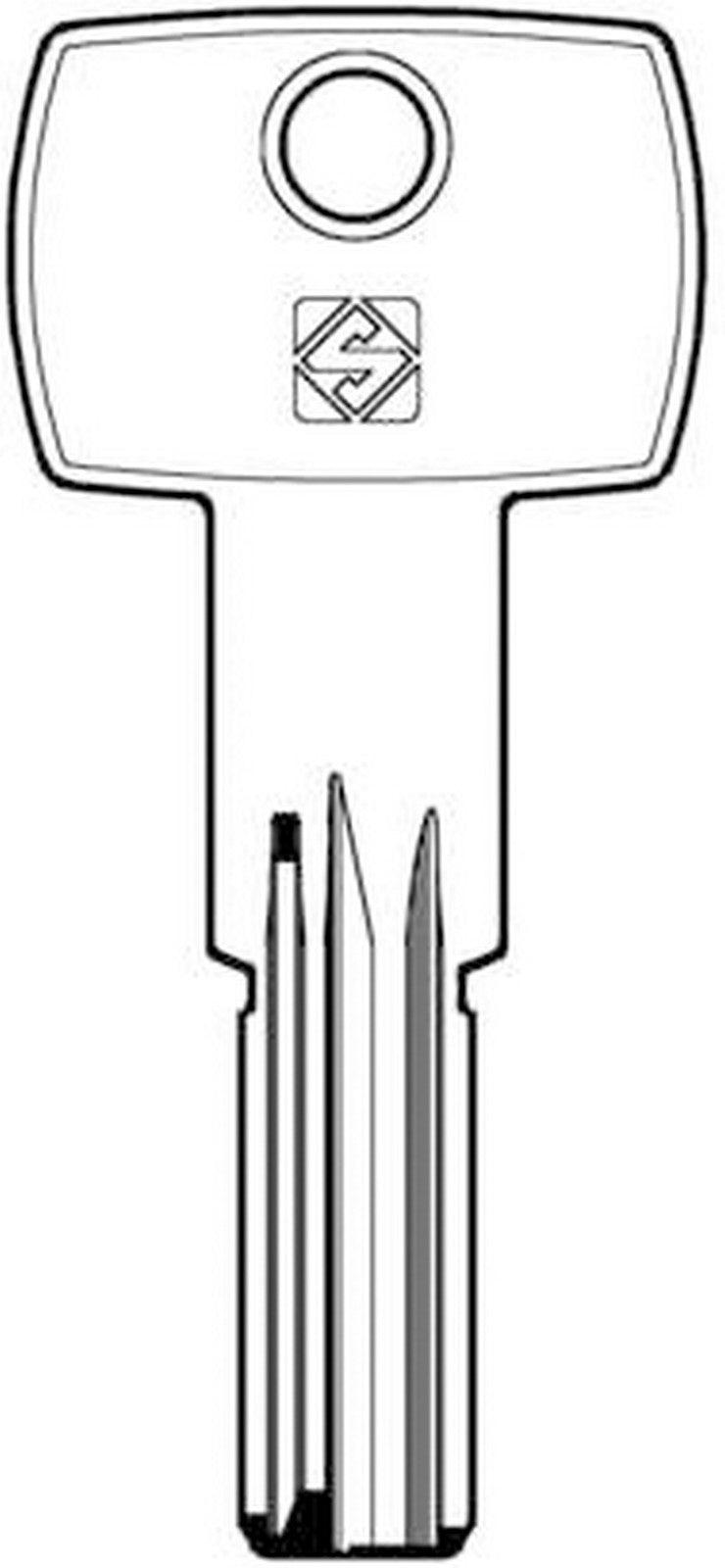 chiavi punzonate silca agb9 olc gr. 6 cod:ferx.8068