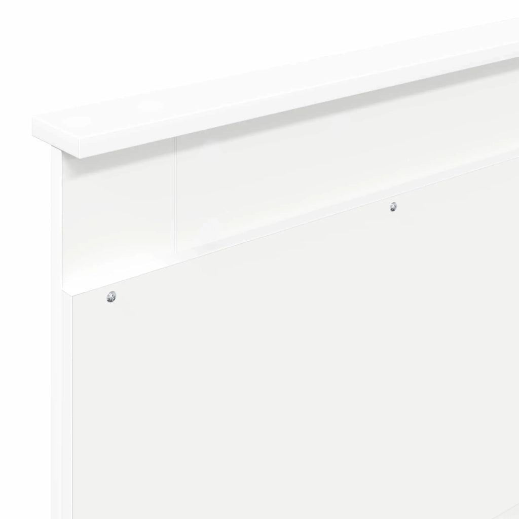 Testiera con testiera Bianco 100 cm Legno multistrato 887473