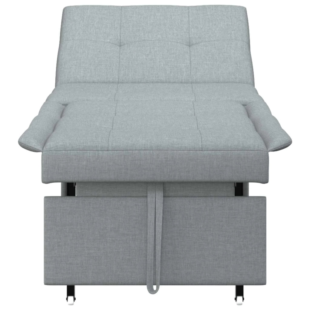 Divano letto-Sofa Letto-Daybed Grigio chiaro 194 x 50 x 82 cm Legno compensato