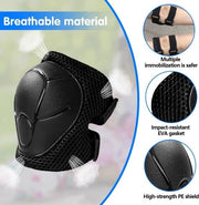 Kit di protezione per bambini 7-in-1 - Casco per skateboard, longboard, stuntstep e bicicletta