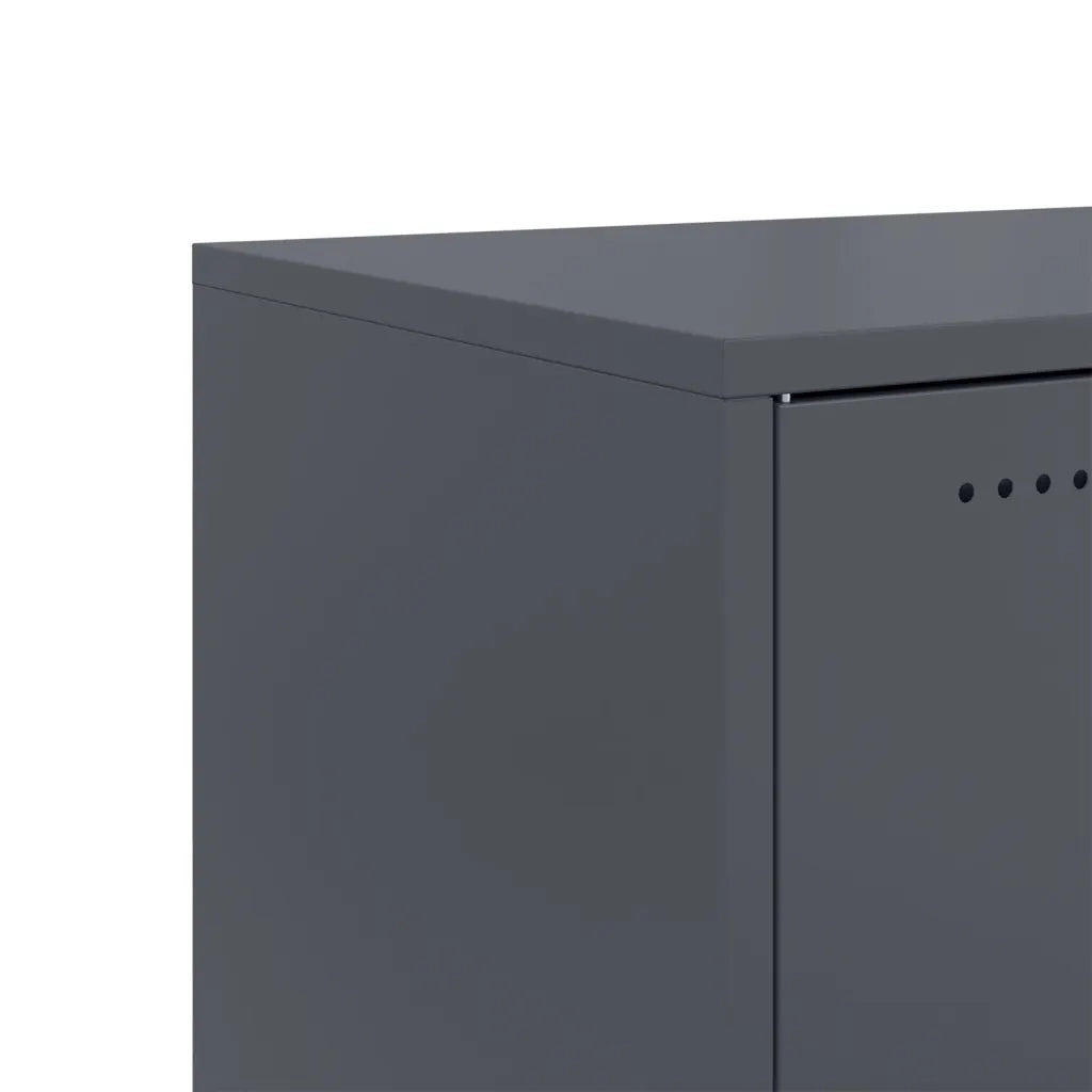 Credenza Antracite 68x39x72 cm in Acciaio 846658