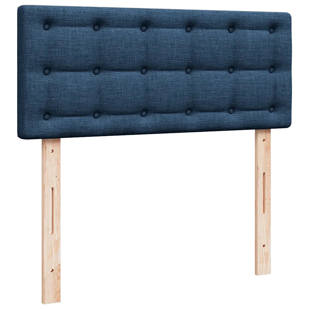 Giroletto a Molle con Materasso Blu 120x190 cm in Tessuto 3287415