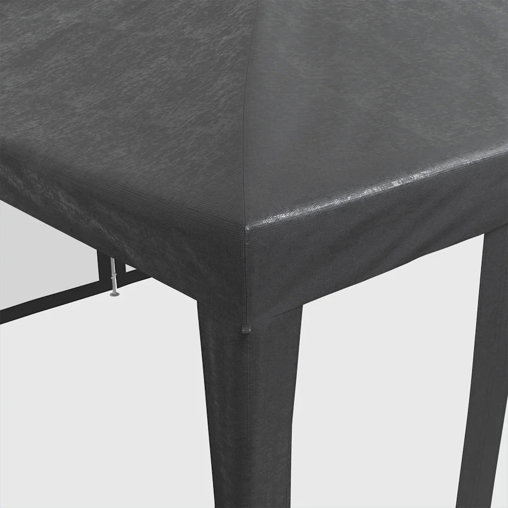 Tenda per Feste con 10 Pareti in Rete-Tenda da campeggio Antracite 6x4 m in HDPE
