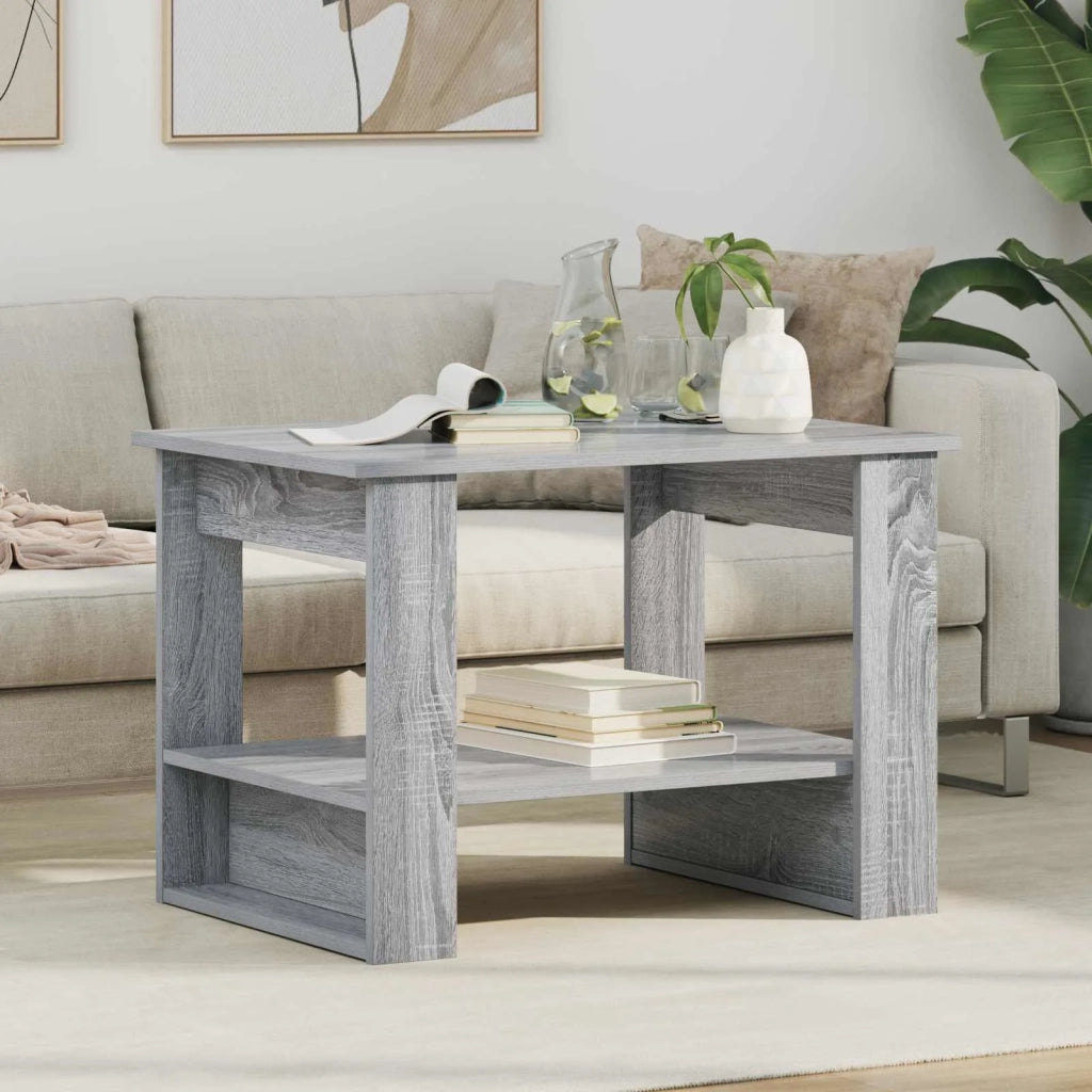 Tavolino da salotto Grigio Sonoma 72 x 50 x 50 cm