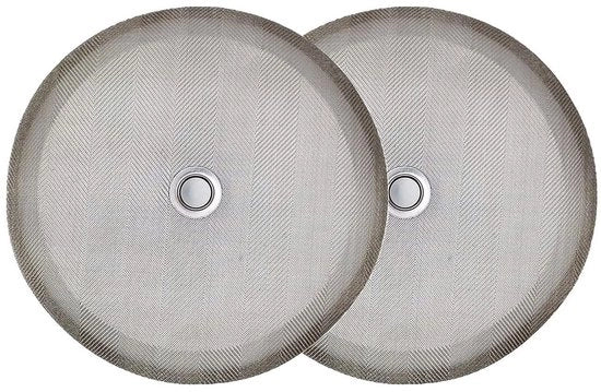 Filtro per caffè in acciaio inossidabile - 2 pezzi - set di 2 reti metalliche - per filtro a francese - compatibile con 8 tazze - lavabile e duraturo