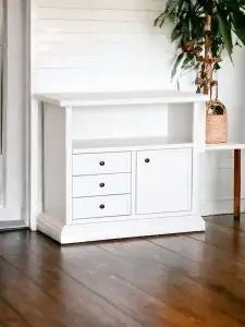Mobile Porta tv Shabby chic laccato bianco