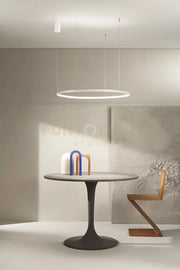 SOSPENSIONE SOEL D.100CM BIANCO LED CCT 3000-4000K 47W MAX 4474LM DIMMERABILE