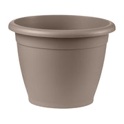 VASO COLORATO TONDO IN PLS NAXOS Vari Colori diam 20cm made in Italy Color: AVANA