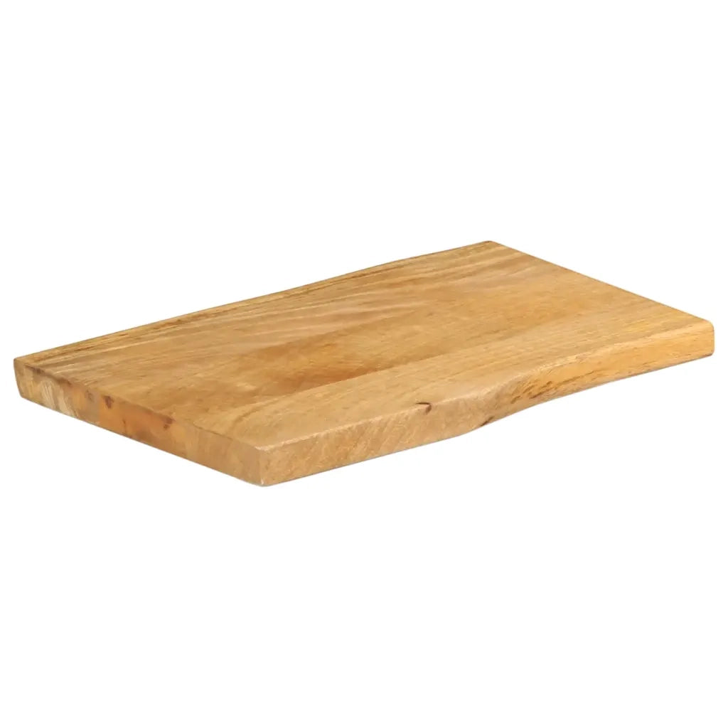 vidaXL Piano Tavolo 50x40x2,5 cm Bordi Vivi in Legno Massello di Mango