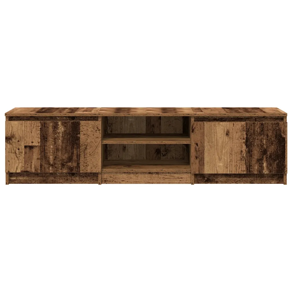 Mobile TV Legno Antico 140x40x36 cm in Legno Multistrato 861138