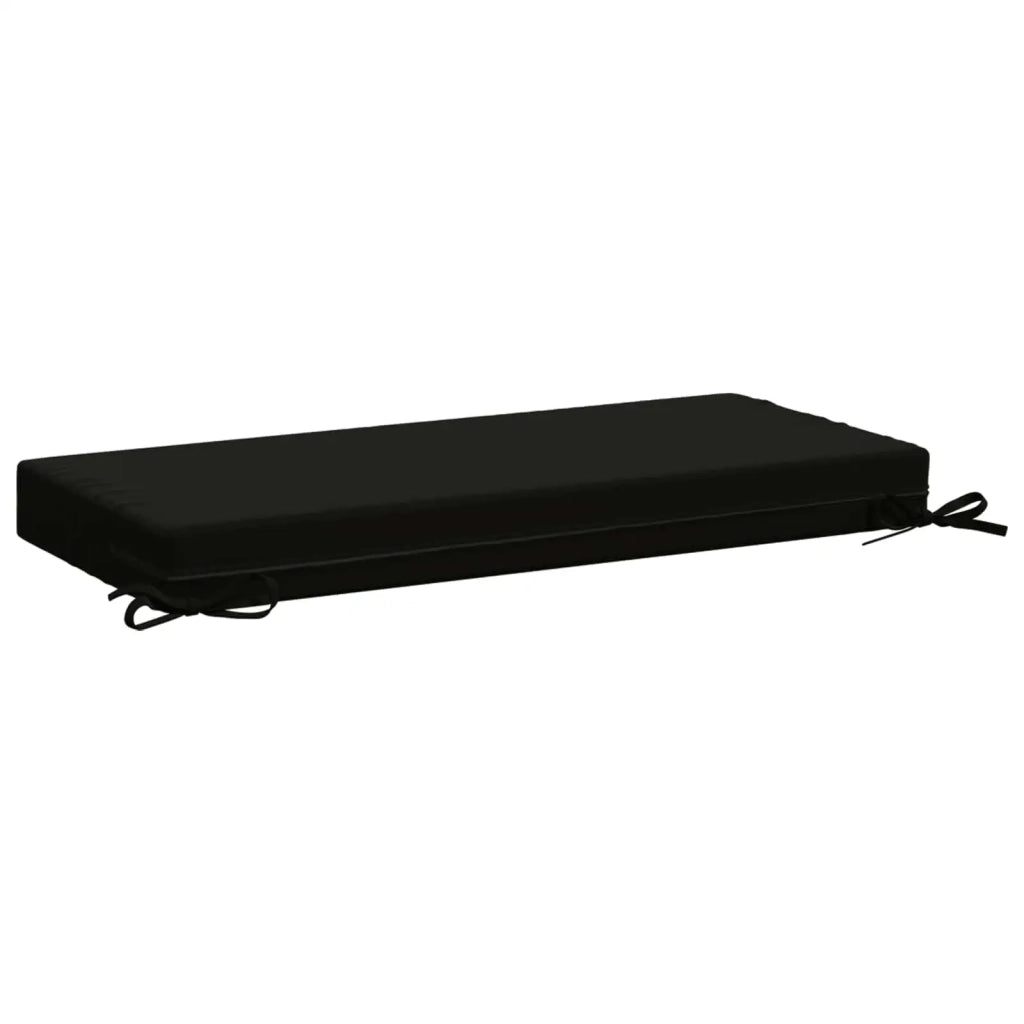 Cuscini per Panchina a 2 Pezzi SOEST 2 pz 100% Poliestere Nero 949575