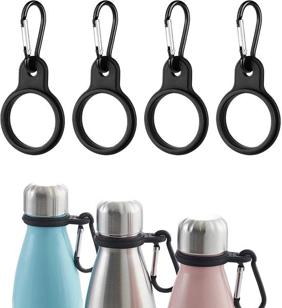 Flessa in Silicone per Bevanda - 4 pezzi - Ideale per Campeggio - Attività all'aperto - Escursionismo - Carica di Arco - Adatto per Attività Estive