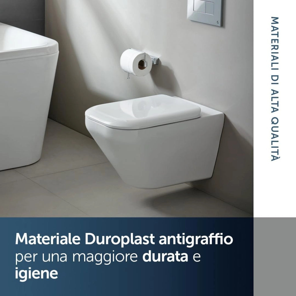Sedile WC Ideal Standard K706501 Original Tonic II con chiusura ammortizzata, bianco
