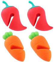Lifter per teglie in silicone - 4 pezzi - Lifter per teglie in cucina - Lifter per teglie in forno - Lifter per teglie in acciaio inossidabile - Materiali resistenti al calore