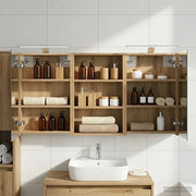 Set di Armadi da Bagno con porta 3 pcs 120 x 10,5 x 60,5 cm 3403743