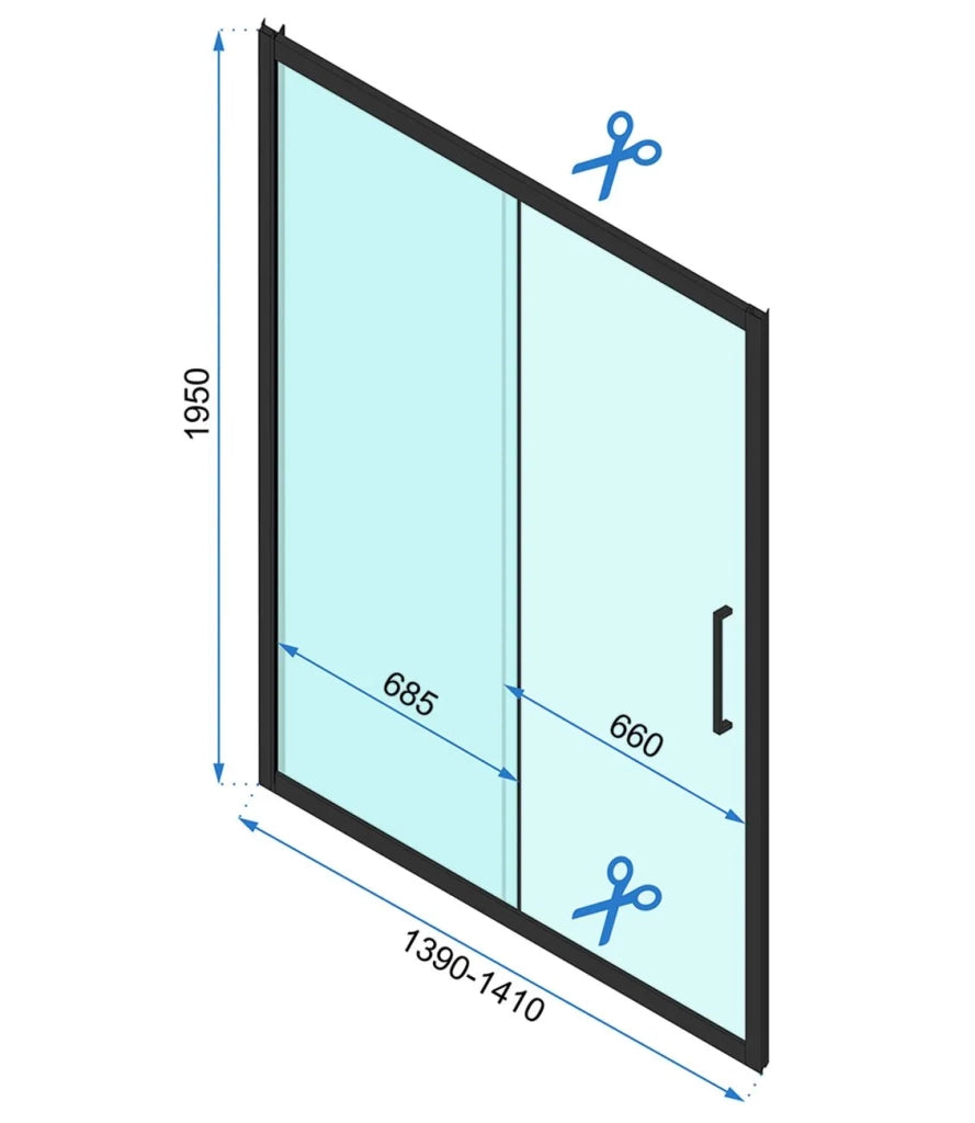 Cabina Doccia A Parete Rea Rapid Slide Gold 110x80