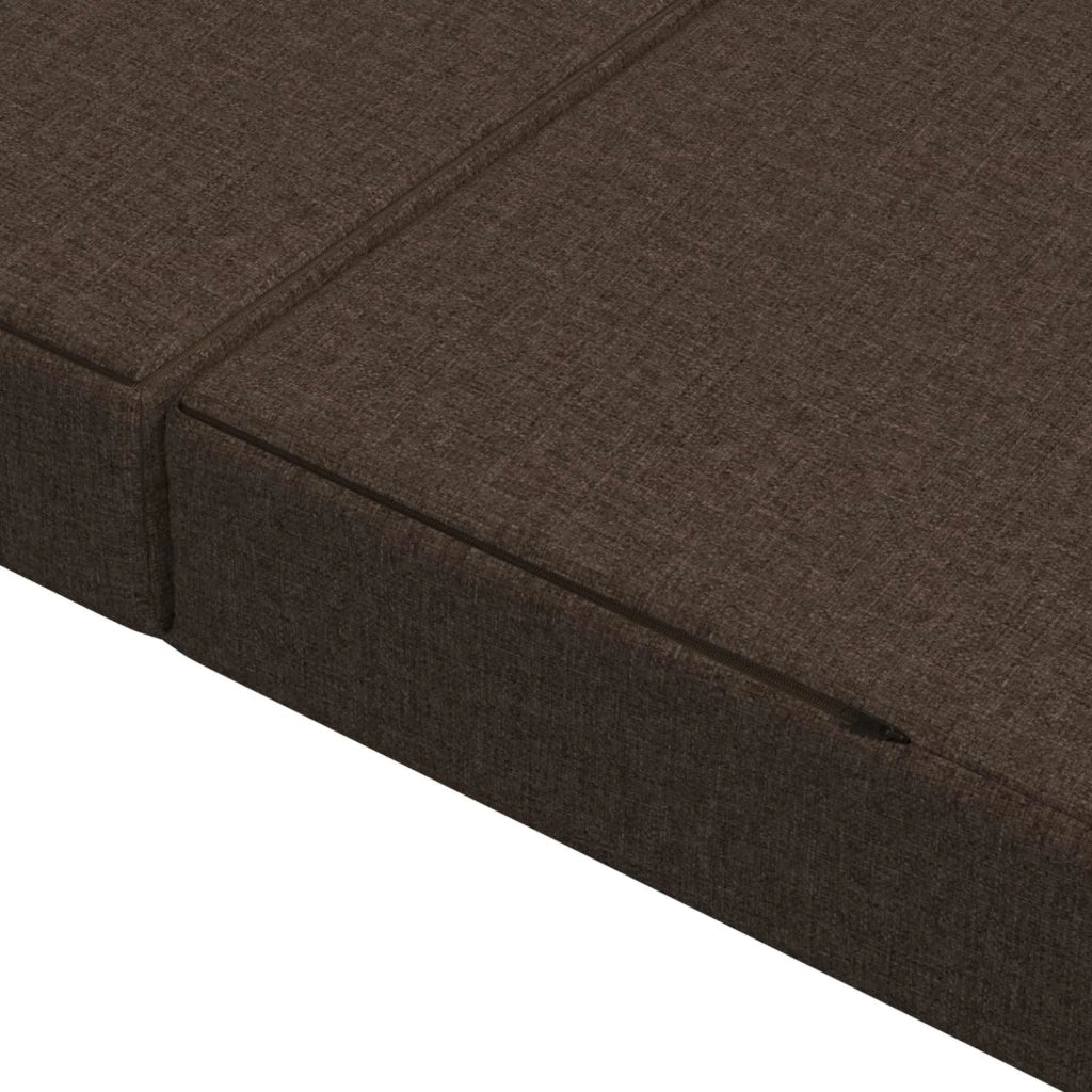 Divano Letto Pieghevole 160 x 67 x 45 cm Tortora 900236