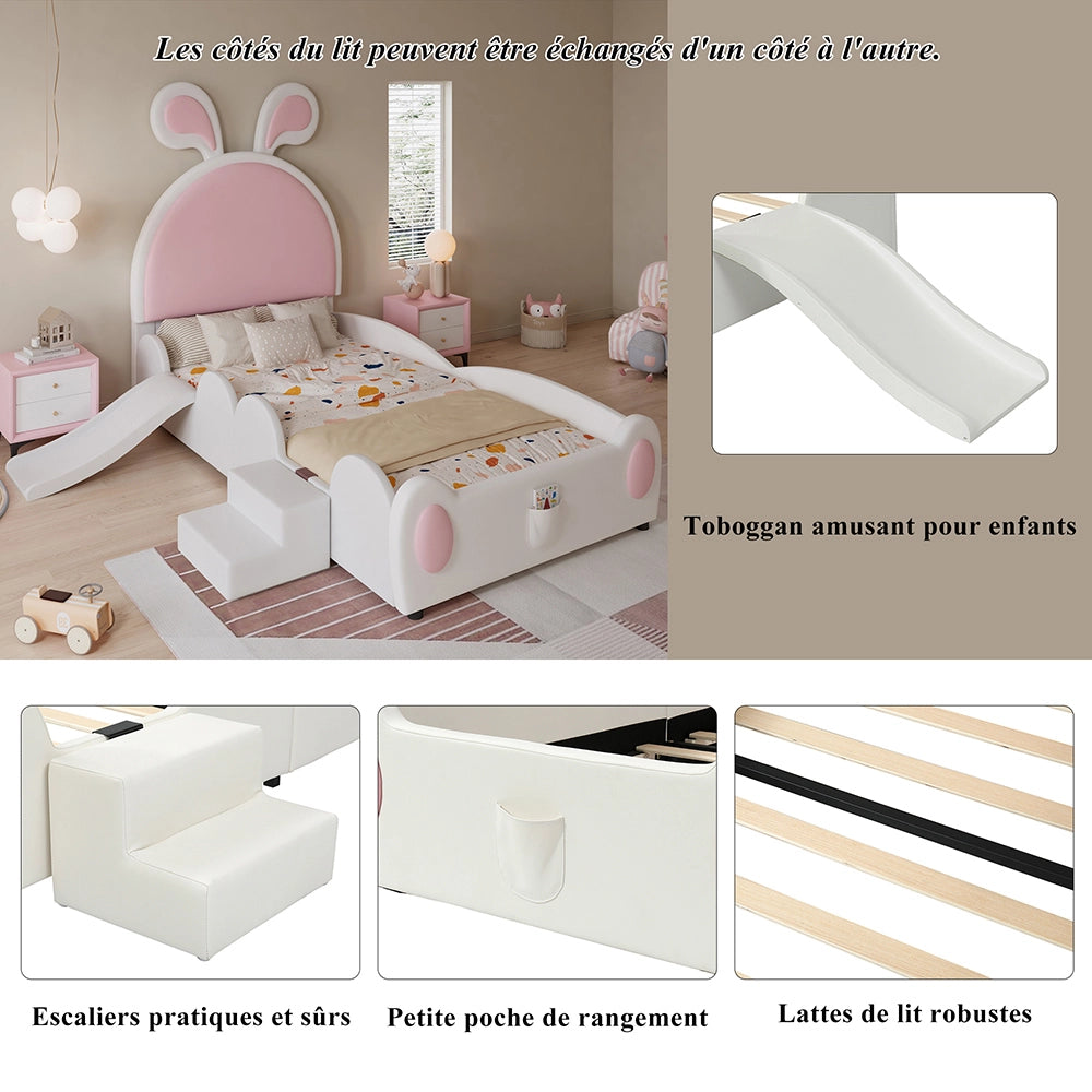 Letto metallo-Xylo-120x200 cm-testiera, contenitore, base piattaforma, marrone