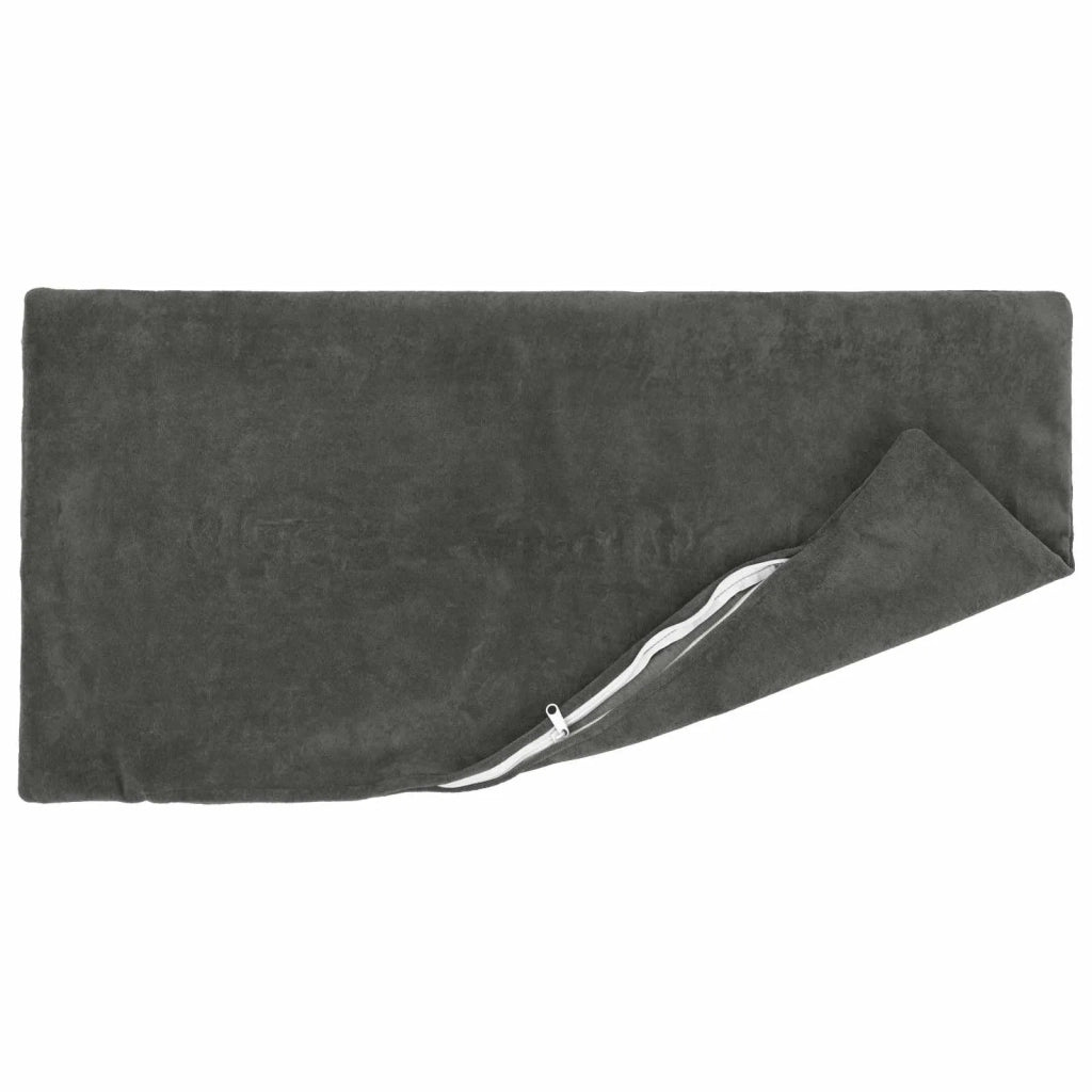 Federa 6 pcs HEERLEN Antracite 30 x 50 cm Fleece in microfibra 907804