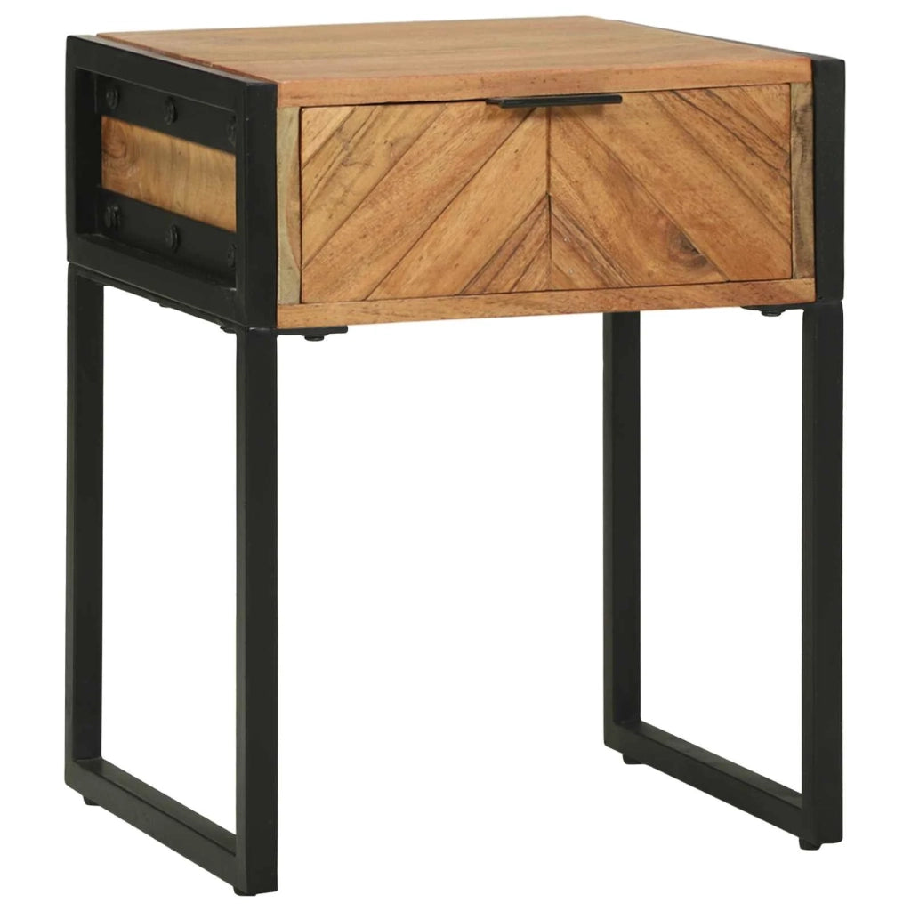 Comodino | Armadio da Notte | Mobiletto da notte con cassetto Marrone 40 x 35 x 50 cm