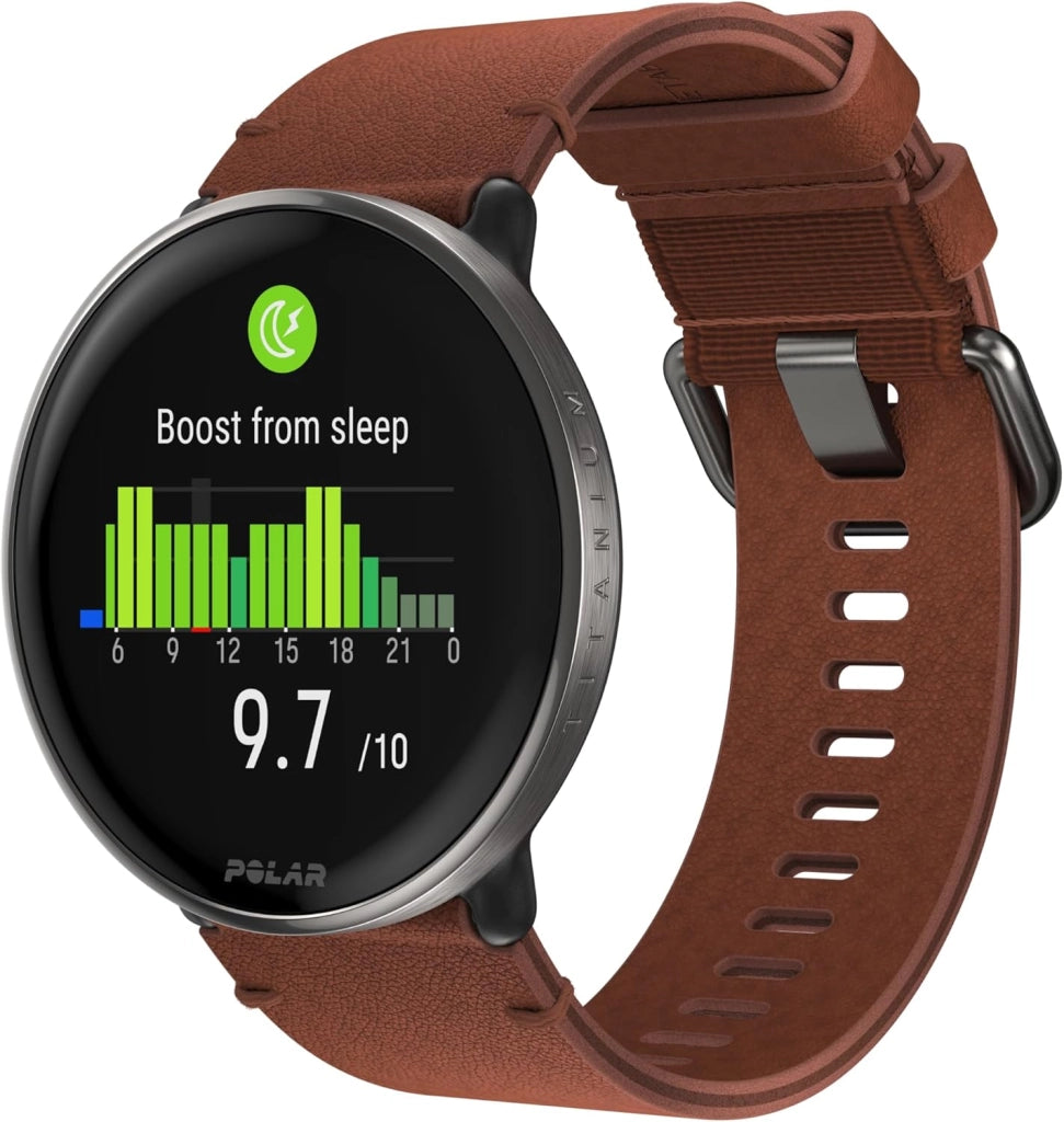 Polar Smartwatch con GPS per Fitness e Benessere, analisi del Sonno, Display AMOLED, Activity Tracker 24/7, allenamenti Personalizzati e Guida vocale in Tempo Reale, Night Black, S-L, Ignite 3