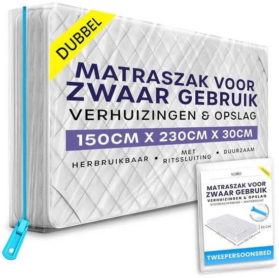 Zak di conservazione acqua impermeabile - Matrashoes con chiusura a strappo - Protezione contro macchie - Protezione contro polvere - Protezione contro insetti - Materiale polietilene resistente 400 gauge