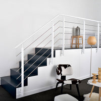 INOLINE - Kit di balaustre in alluminio da 2 m pronte per l'installazione