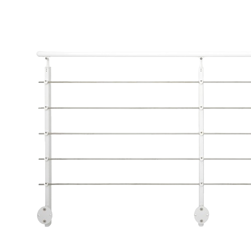 INOLINE - Kit di balaustre in alluminio da 2 m pronte per l'installazione