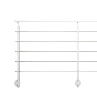 INOLINE - Kit di balaustre in alluminio da 2 m pronte per l'installazione