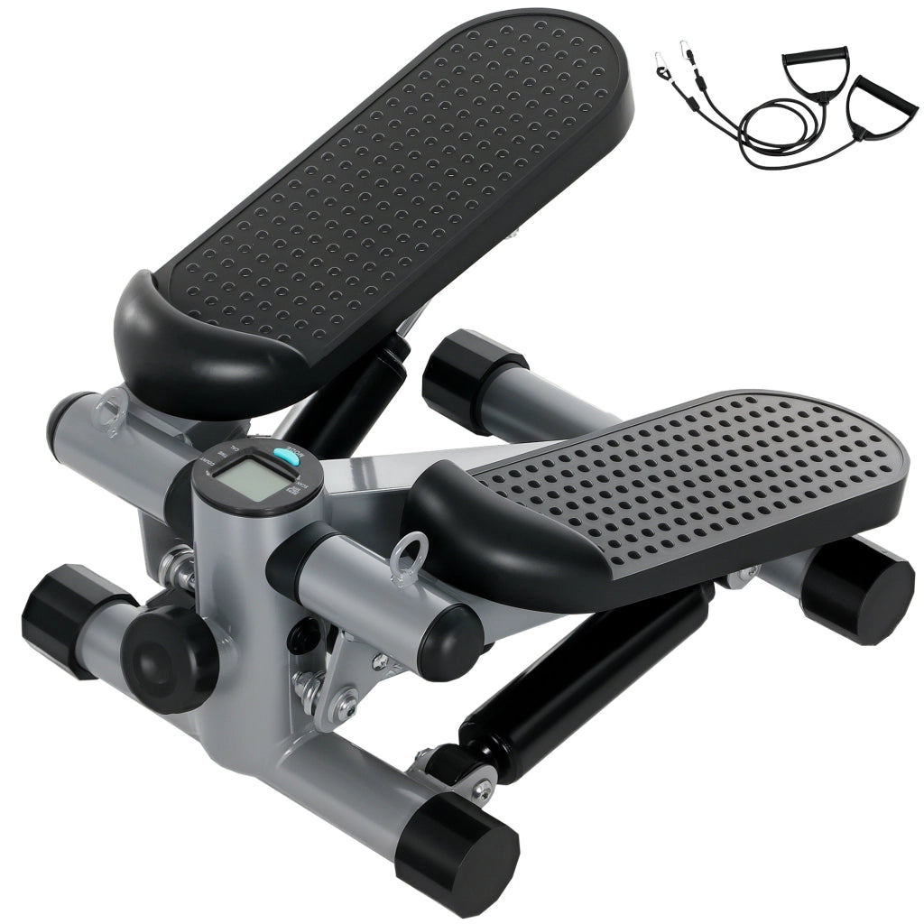 Stepper per esercizi a casa ¨C zephmum ¨C grigio con monitor LCD